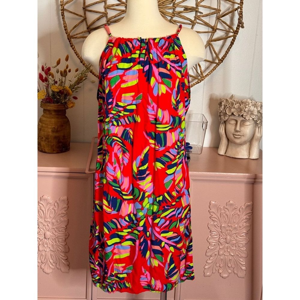 Women's Escapada Living Dress, Size S, Red & Blue